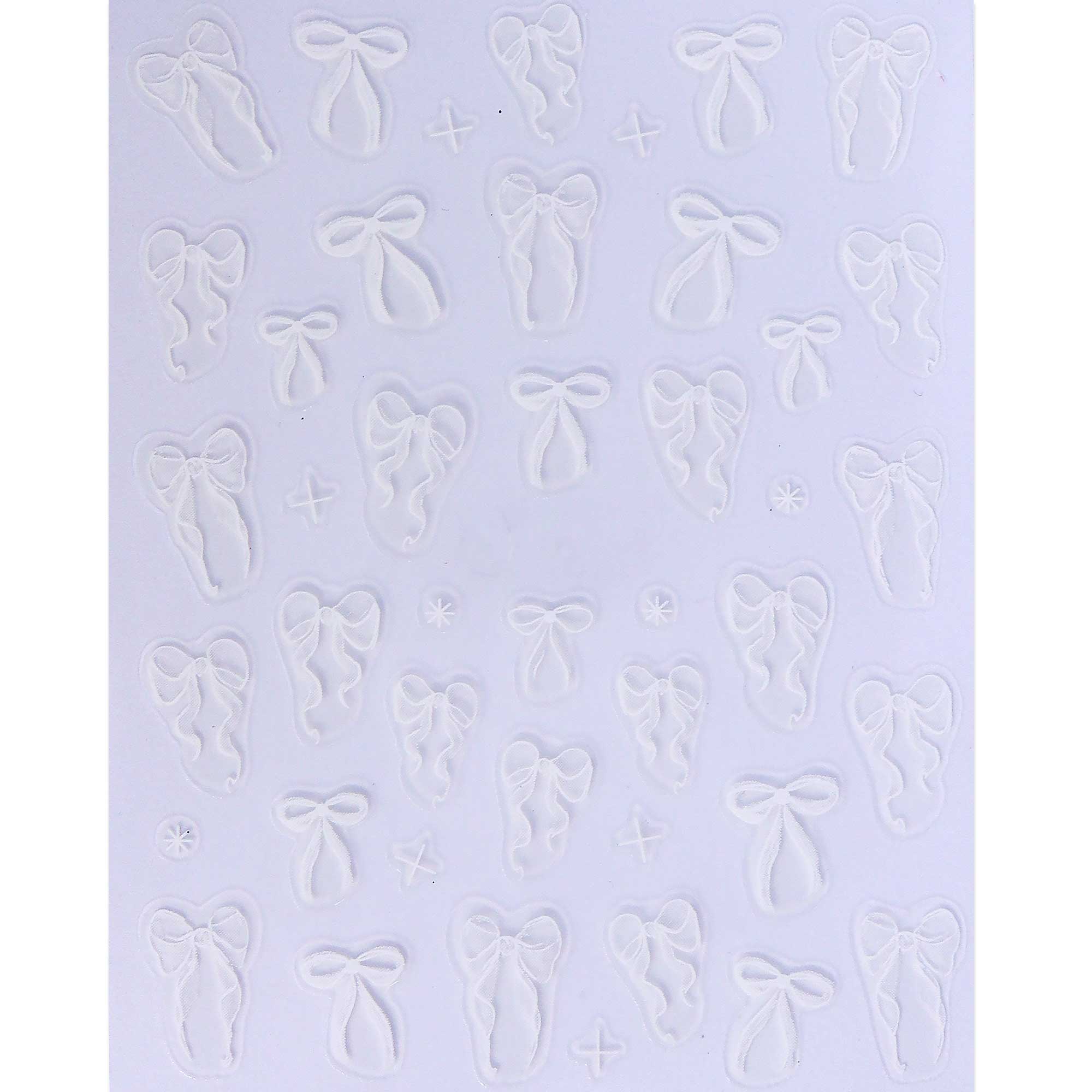 Nail Sticker - Bowknot & Lace French