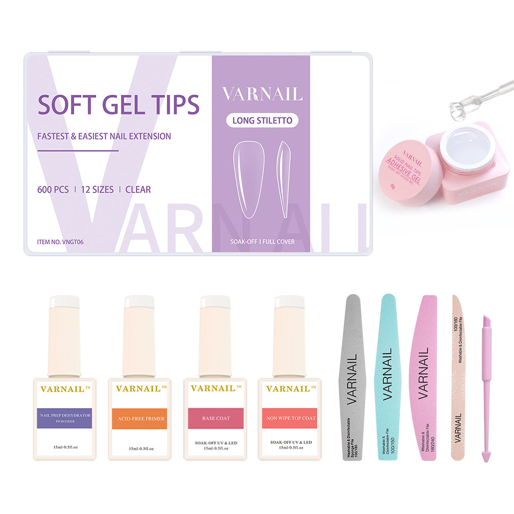 Gel Tip Starter Kit - 11 Pcs/Set