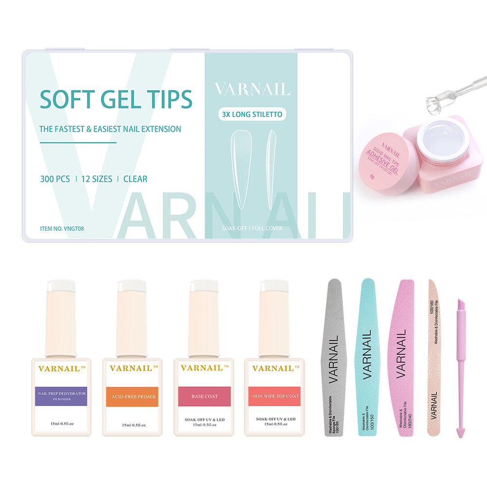 Gel Tip Starter Kit - 11 Pcs/Set