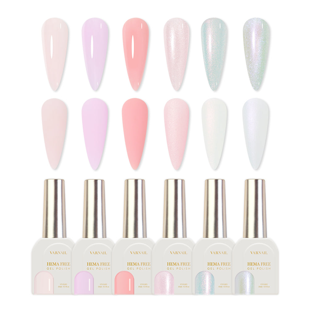 Hema-Free Color Gel Polish Set - S19 Pink Wonderland
