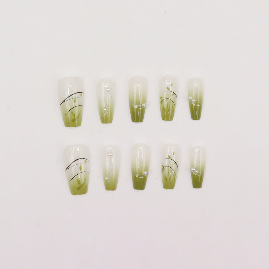Fresh and atmospheric manicure segmented detachable wearable nails